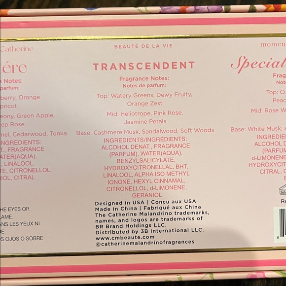 NIB Catherine Malandrino Floral Fragrance Set - Picture 7 of 8